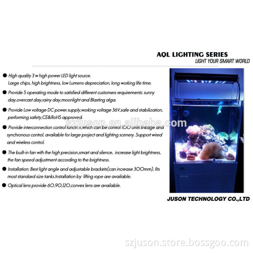 China manufacturer high intensity led aquarium light for aquarium plant tank fish grow